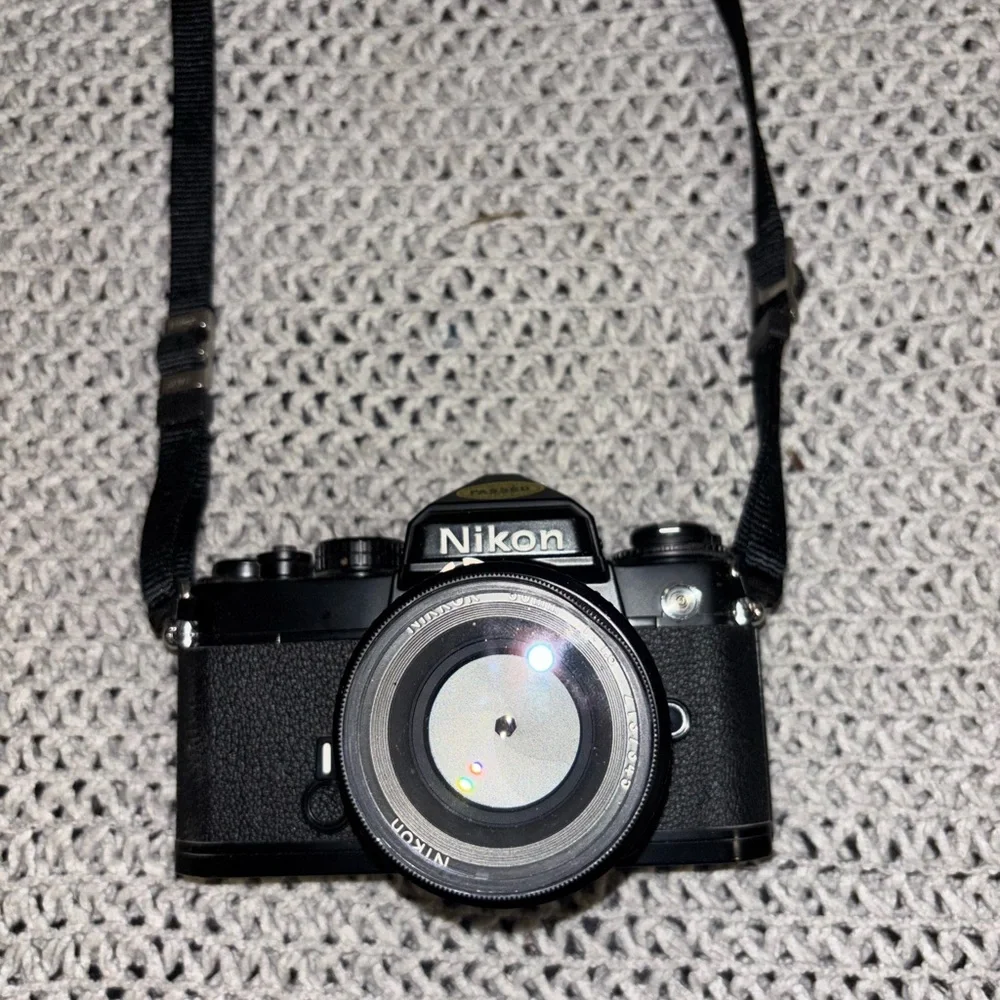 Nikon FE Camera with Nikkor 50mm f/1.8 Lens